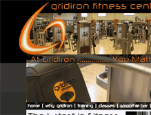 Tablet Screenshot of gridiron2fit.ca